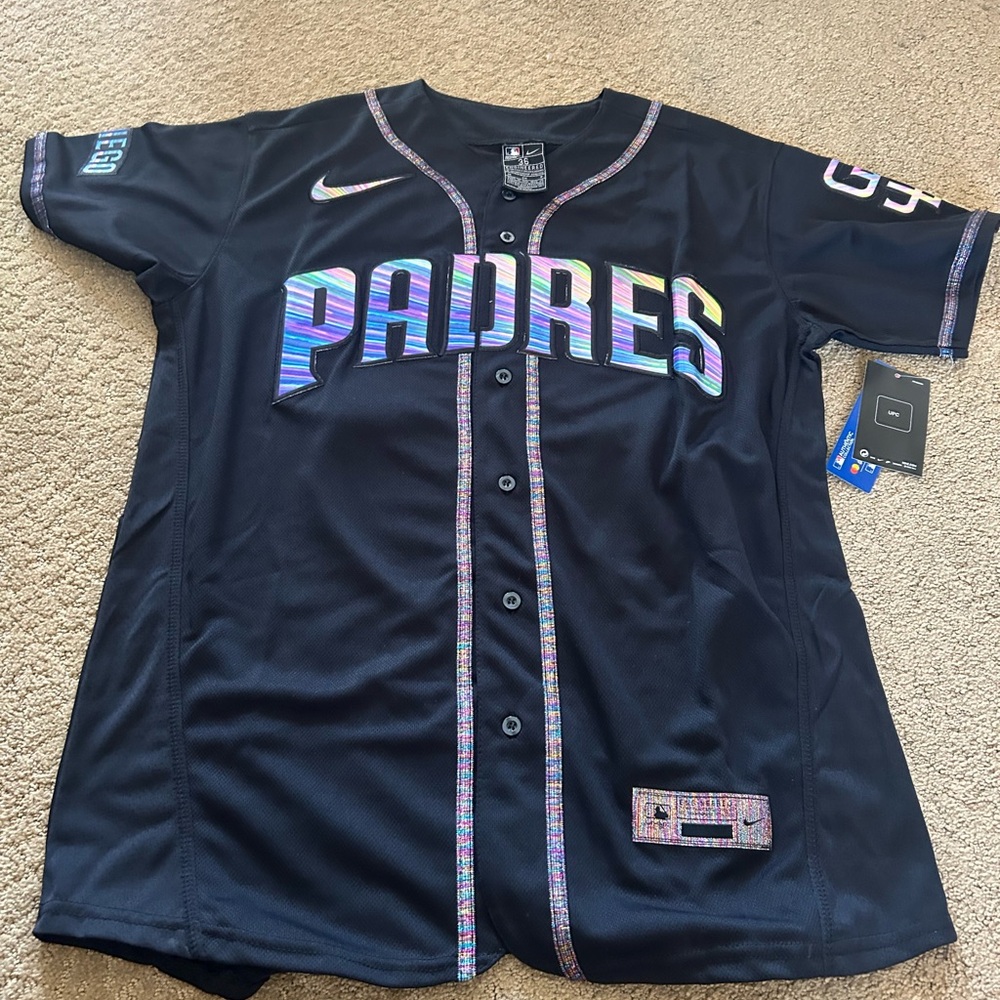 Nike Black Padres Game Jersey
